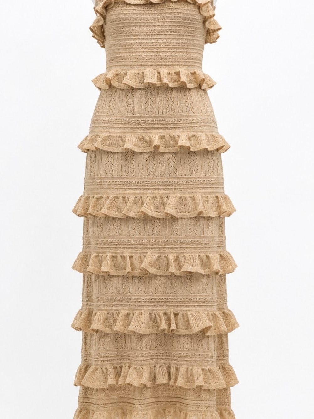 Zimmermann Matchmaker Ruffle Knit Midi Dress